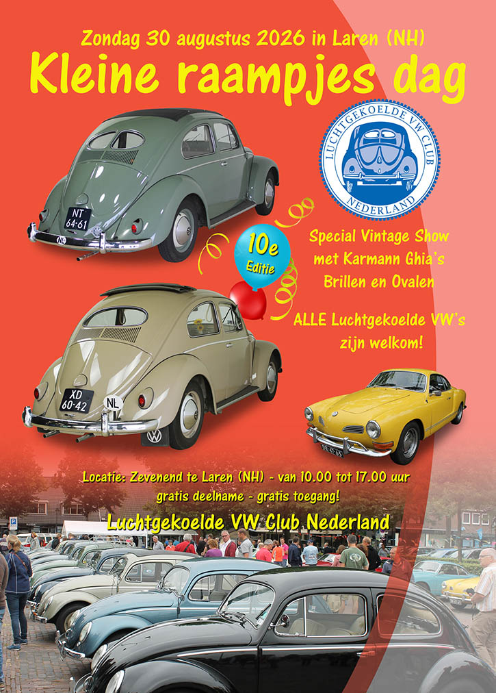 Kleine raampjes dag flyer